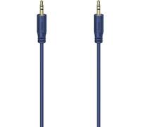 Hama Flexi-Slim cavo audio 075 m 3.5mm Blu (Hama Flexi-Slim lydkabel 075 m 3.5mm) NEW