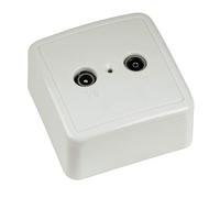 Hama GA BK Presa Antenna Presa Cavo Collegamento A Muro TV Radio Presa A Passo