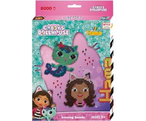 Hama Gabby΄s Dollhouse 2.000 Fuse Beads, 1 Large Square Pegboard, Printed De