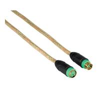 Hama GoldLine Prolunga PS/2 PS2 Cavo Estensione Mini-DIN 1,8 m Oro
