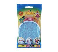 Hama-Hama-1000 Perline traslucide Aqua, Multicolore, Small, 207-73