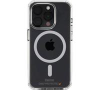 Hama Cover per iPhone 15 Pro Extreme Protect [Custodia anti-ingiallimento] [Custodia D3O®] [Custodia robusta] [compatibile MagSafe] - Trasparente