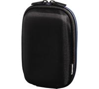 Hama Hardcase Zip Custodia rigida Nero Blu (Hama Hardcase Zip 80M Camera Case Belt Loop Neck Strap Black/Blue 7.5 x 4.5 x 12.5 NEW