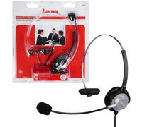 Hama Headset Cuffie Per Telefono DECT 2,5 mm Jack Nero Mic Boom 1,2 m