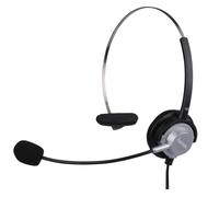 Hama headset mono auricolare nero/argento