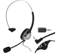 Hama Headset Per Telefono DECT per AVM FritzFon C4 C5 C6 X6 MT-F Nero