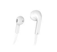 Hama Cuffie Advance Auricolari Microfono Cavo Piatto Bianco 3,5mm
