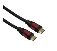 Hama High Speed Cavo HDMI Ethernet Tessuto Hifi Dorato 1,5 M 4K HD TV Arc 3D