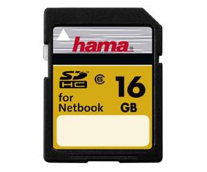 Hama HighSpeed Pro SD HC - Scheda di memoria da 16 GB, classe 6 per netbook