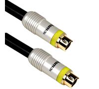 Hama Hometheatre Oro 10m Verbindungs-Kabel S-VIDEO S-VHS Svhs Hosiden 4pol din
