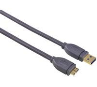 Hama HQ 3M Cavo USB 3.0 Micro-B Spina Micro-USB Dorato Schermato PC HDD Hub