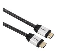 Hama HQ Cavo HDMI High-Speed 4 m 2.0b Intrecciato Dorato 4K UHD HDR ARC 3D Nero