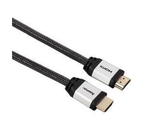 Hama HQ Cavo HDMI High-Speed 4 m 2.0b Intrecciato Dorato 4K UHD HDR ARC 3D Nero