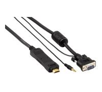 Hama HQ HDMI A VGA Convertitore Con Audio Cavo Adattatore Fino 1080p Full HD