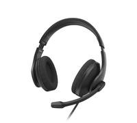 Hama Cuffie HS-USB300 V2 cablate con microfono USB-A e Aux Stereo Over-Ear Nero