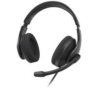 139935 - Hama HS-USB300 V2 PC Office Headset Stereo Black
