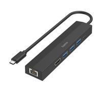 Hama HUB 4 in 1 USB C Black 00200144