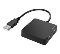 Hama Hub 4 porte USB 2.0 Nero