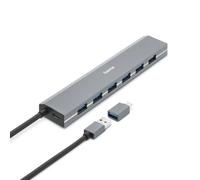 Hub USB, 7 Porte, USB 3.2 Gen1, 5 Gbit/ S, Av. Adpt. Usb-C E Blc Settore