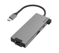 HAMA HUB USB Type C 3.1 / 2 porte A 3.0 - 1 porta HDMI LAN, Power Delivery