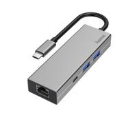 Hama HUB USB Type C 3.1 / porta LAN + 2 porte USB A + 1 porta USB Type C, Power Delivery NEW