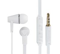 Hama Joy Auricolari In-Ear 3,5mm Con Microfono Telecomando Argento/Bianco