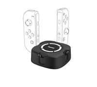 Hama Joy-Con - Caricatore controller per Nintendo Switch con indicatore LED (stazione di ricarica per 4 Joycon, supporto di ricarica rapida USB per accessori Switch) nero