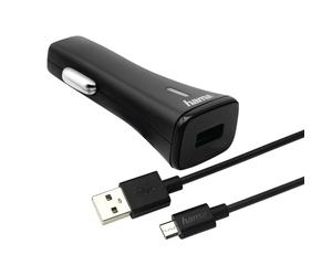 Hama Kfz-Ladeset Presa Accendisigari Adattatore Cavo Caricamento Micro USB