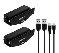 Hama Kit Caricamento 2x Batteria + Cavo Ricarica USB per Xbox Serie S/X Wireless