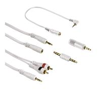 Hama Klinken-Anschluss-Set 3,5mm Aux Stereo Cavo Audio 1,5m Spinotto Rca