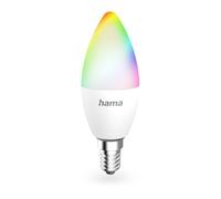 Hama Smart LED chiaro E14 C35 candela WLAN Matter 4,9 W RGBW Hama