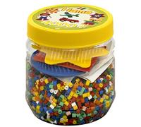 Hama Beads 4,000 Beads and Pegboard Tub, Yellow