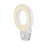 Hama LED-Ringleuchte ToGo Clip-On-Ringlicht perHandy aufladbar 3 Modi 00004674