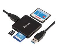 Lettore Multi-Cartes USB 3.0, SD/MICROSD / Cf, Nero
