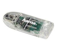 Hama Usb 2.0 8 In 1 Sd/microsd One Size Transparent