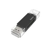 Hama Lettore USB 2.0, SD/Micro SD, OTG Hama