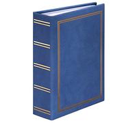 Hama London Album Fotografico, Similpelle, Blu, 14.5 x 19.5 cm