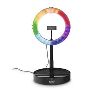 Hama Luce ad anello LED RGB "SpotLight FoldUp RGB 102", set per smartphone, pieghevole