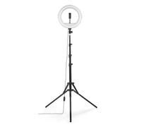 Hama Luce anulare LED SpotLight Steady 120 III, supporto per luce anulare per telefoni cellulari, 12