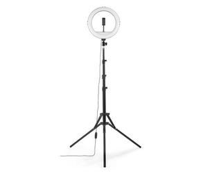 Hama Luce anulare LED SpotLight Steady 120 III, supporto per luce anulare per telefoni cellulari, 12