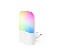 Hama Luce notturna a LED 'Color' cambio colore RGB automatico - sensore crepuscolare, lampada da notte per bambini su presa elettrica da parete, sensore crepuscolare, ideale per la cameretta dei