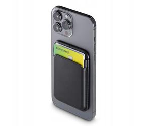 Hama MagSafe - Custodia a portafoglio per iPhone 12/13/14/15, compatibile (magnetico, sottile, 2 scomparti per carte di credito, custodia per carte di credito, custodia per Apple iPhone, portafoglio