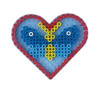 Hama Maxi Transparent Pegboard Hart