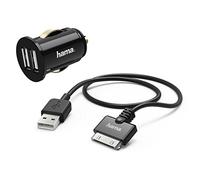 Hama MFI - Caricatore USB Dual Piccolino e cavo di ricarica/sincronizzazione per Apple iPod/iPhone