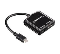 Hama MHL Adapter micro USB B HDMI, micro USB B Nero