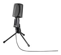 Hama - Microfono per PC "Mic-Stream", omnidirezionale, connettore Usb, con filtro antirumore