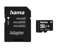 Hama microSDHC Classe 10 UHS-I 80MB/s + adattatore/mobile 32 GB