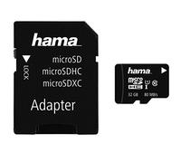 Hama microSDHC 32GB memoria flash Classe 10 UHS-I