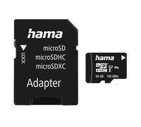 Hama microSDXC 64GB - memory cards (MicroSDXC, Black, UHS-I, Class 10, SD)