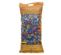 Hama Midi 205-54 - Perline da stiro Ø 5 mm, busta da ca. 6.000 pezzi, Mix glitter, dai 5 anni